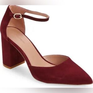 Nordstrom Paola Ankle Strap Pointed Toe Pump